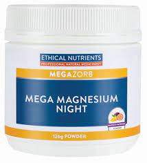 Ethical Nutrients  Mega Magnesium Night Powder - Mango Passion  126g